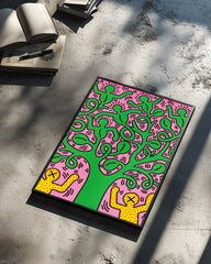 Haring Tree Poster Tablosu