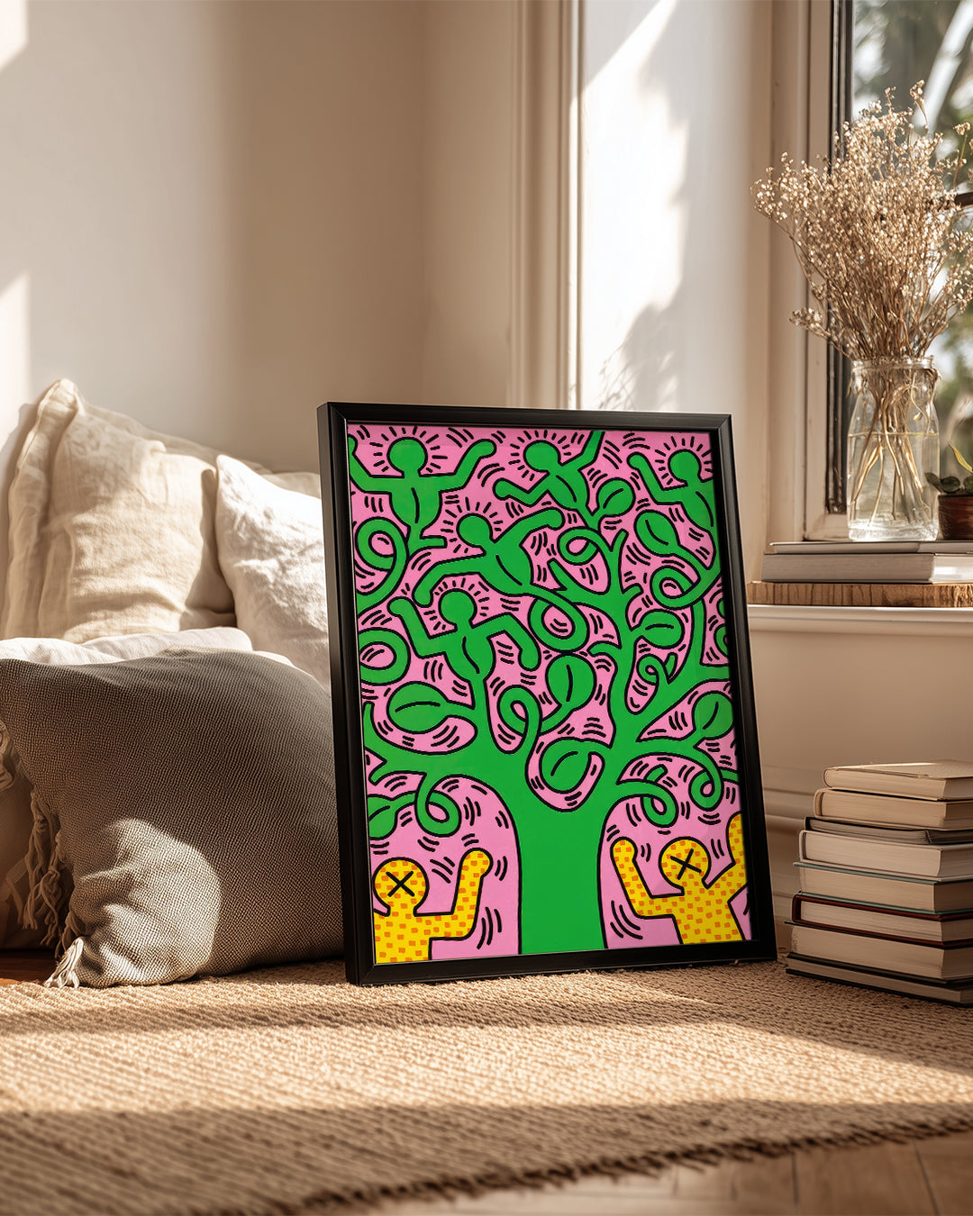 Haring Tree Poster Tablosu