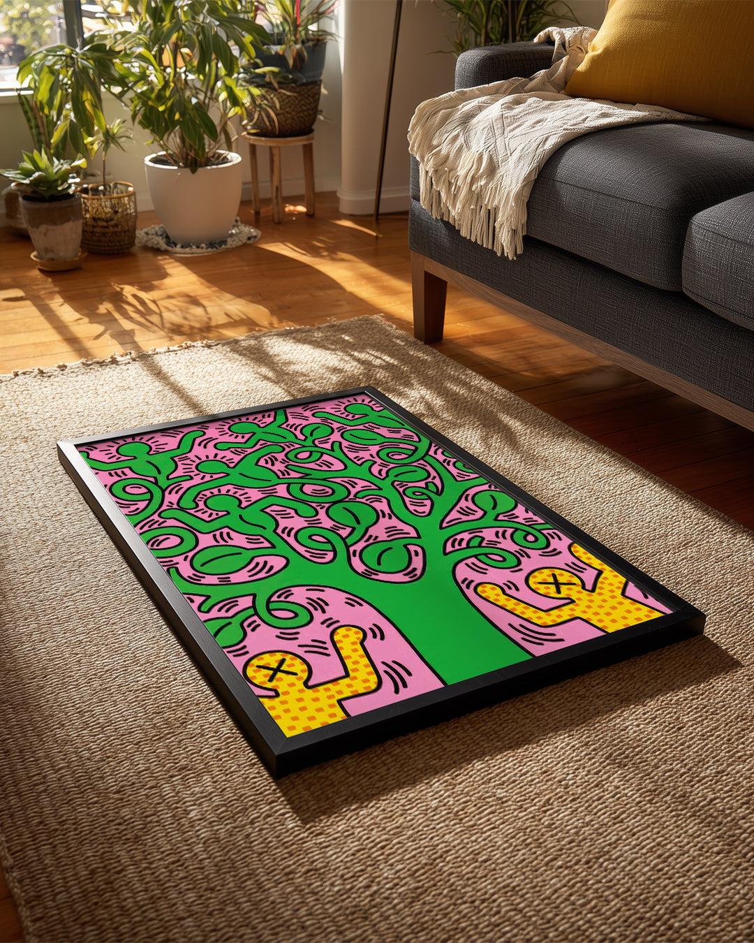 Haring Tree Poster Tablosu