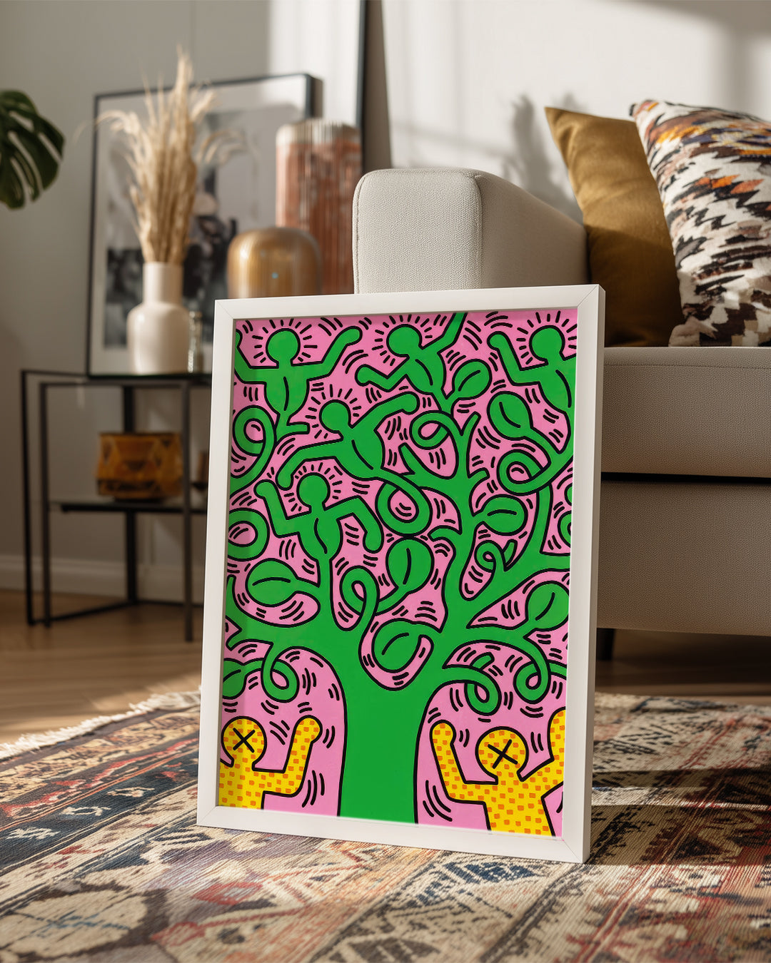 Haring Tree Poster Tablosu