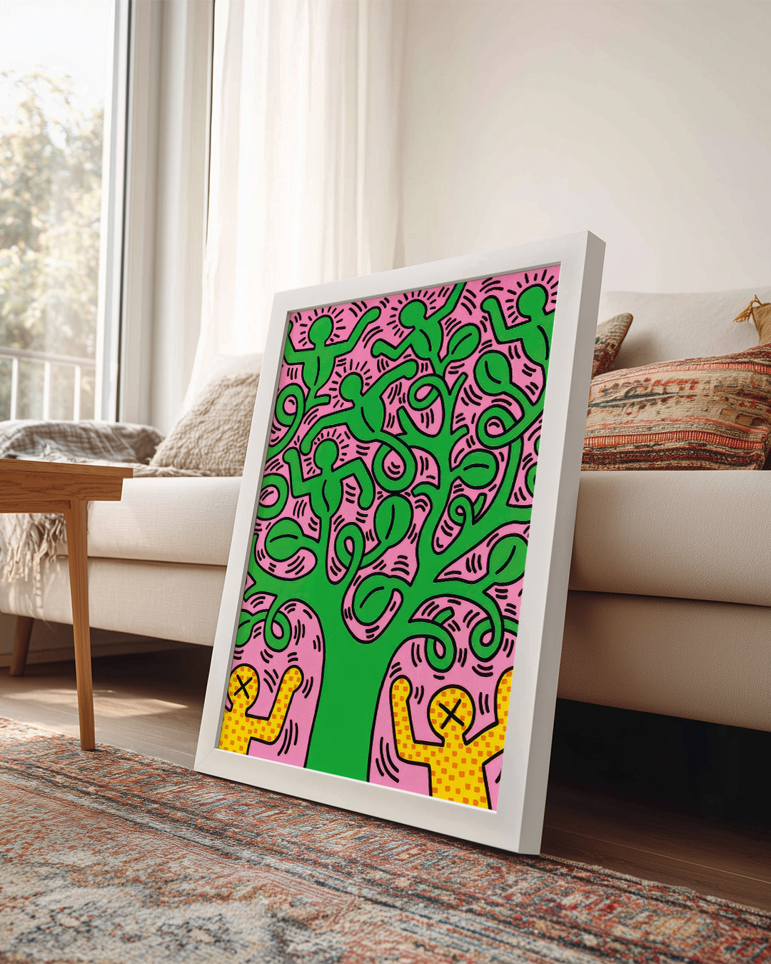 Haring Tree Poster Tablosu