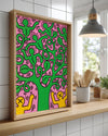 Haring Tree Poster Tablosu