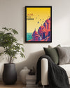 Hawa Mahal - Renkli Mimaride Tarihi Yapı Poster Tablosu