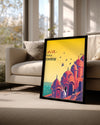 Hawa Mahal - Renkli Mimaride Tarihi Yapı Poster Tablosu