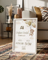 Hayatımıza Hoş Geldin – Bebek Doğum Bilgi Posteri