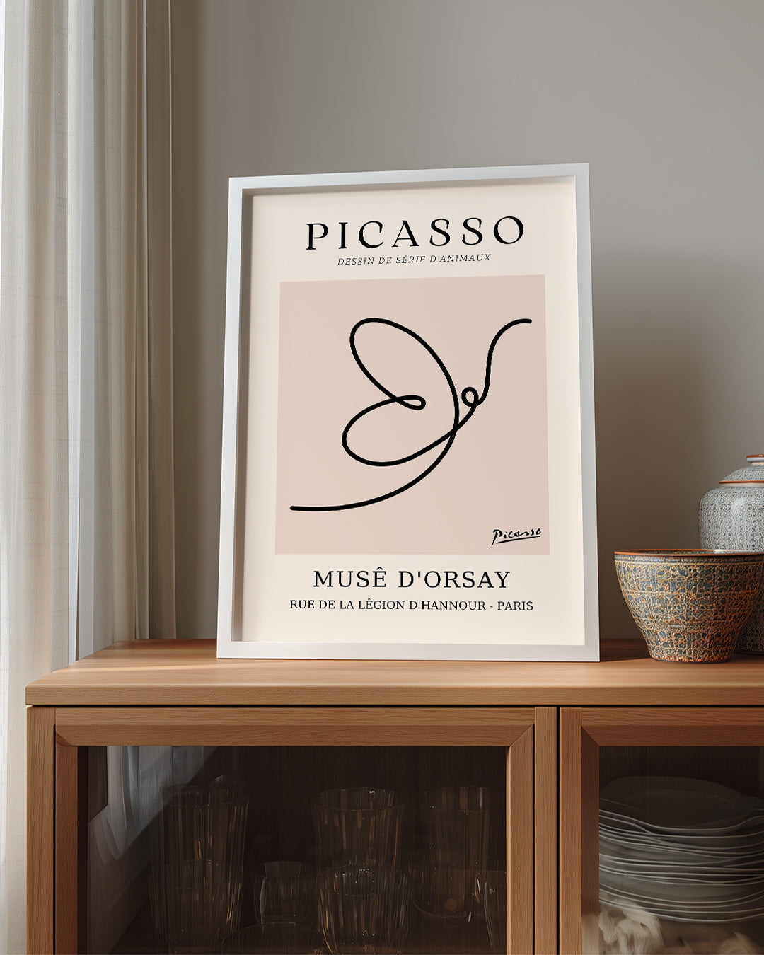 Hayvanlar İçin Tasarım - Pablo Picasso Poster Tablosu