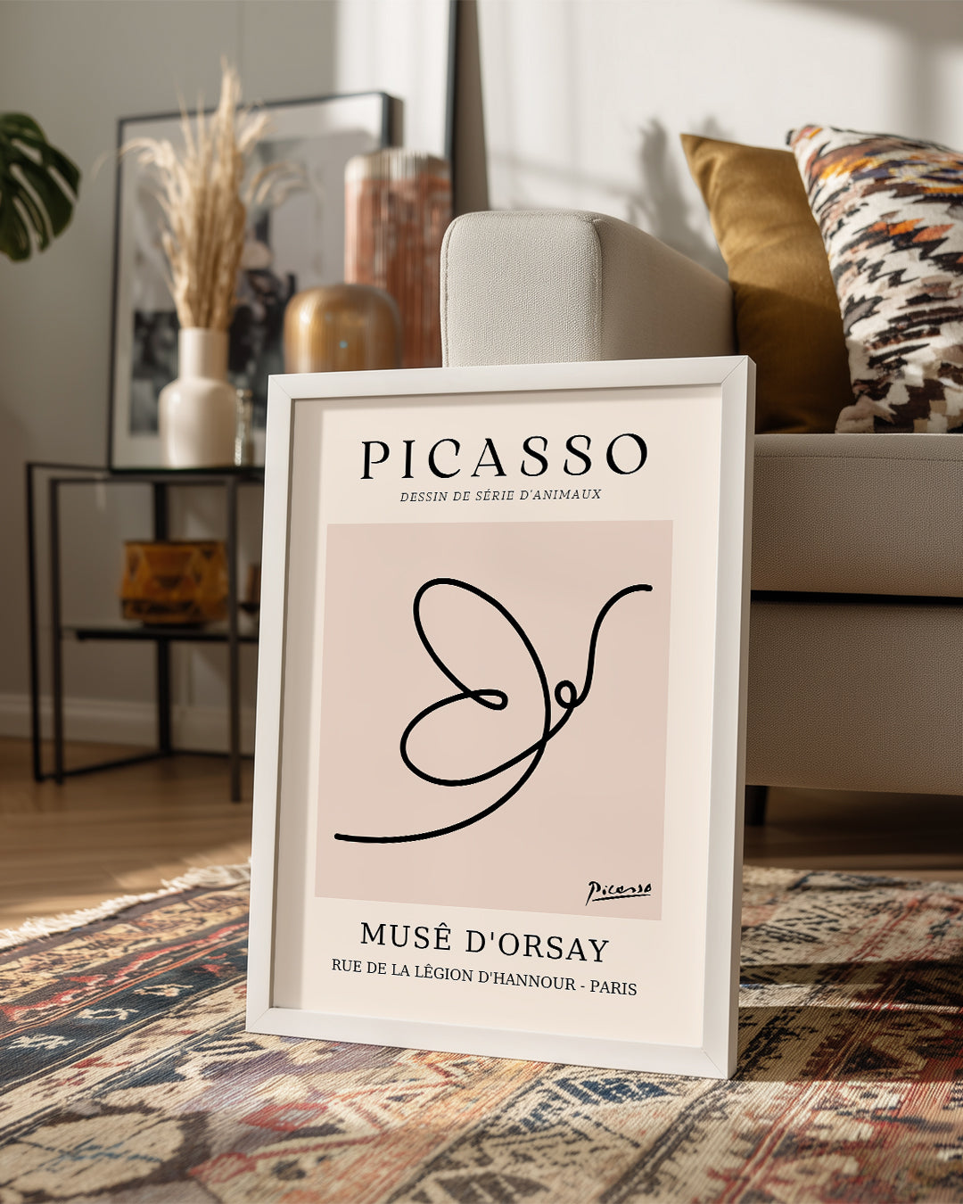 Hayvanlar İçin Tasarım - Pablo Picasso Poster Tablosu