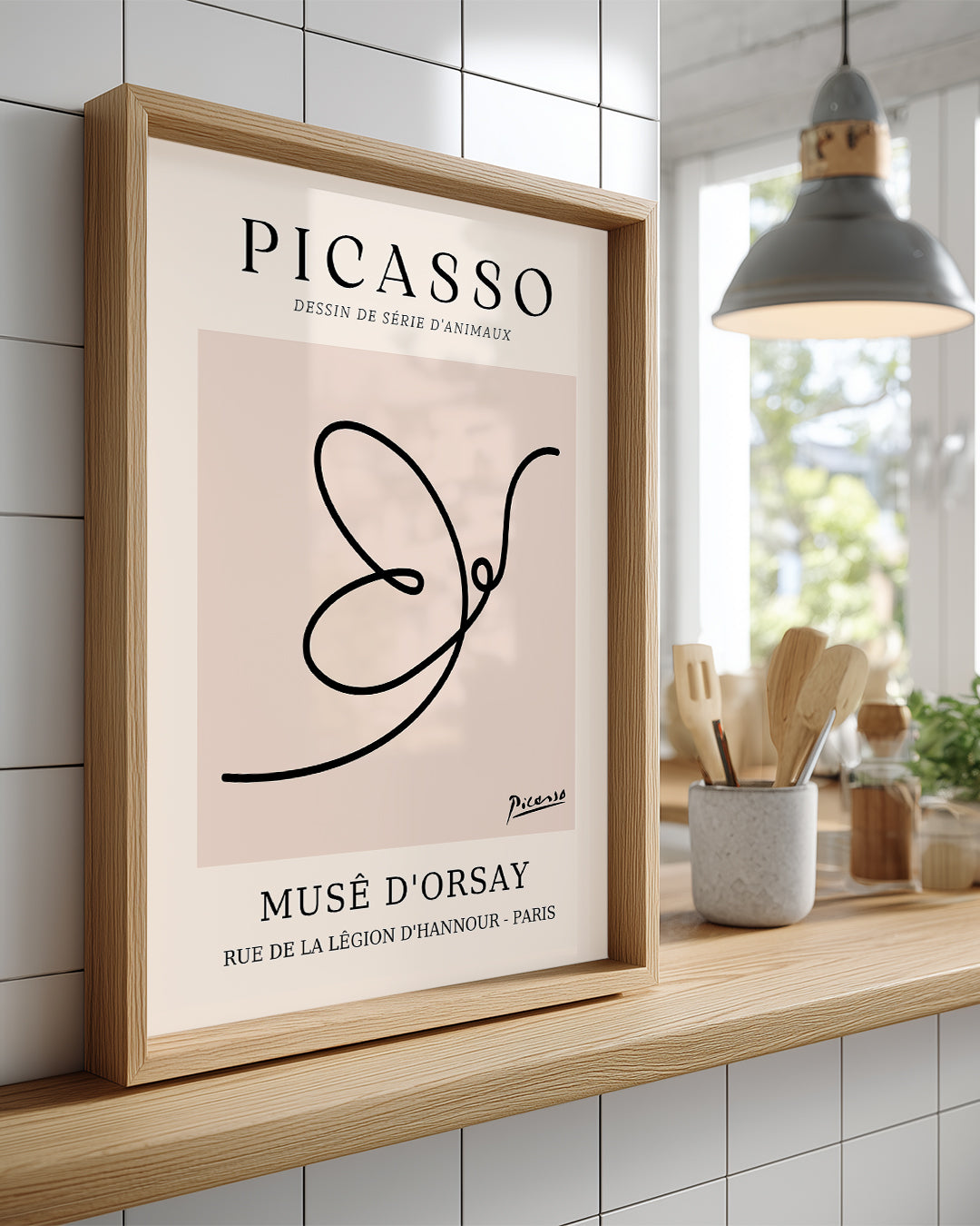 Hayvanlar İçin Tasarım - Pablo Picasso Poster Tablosu