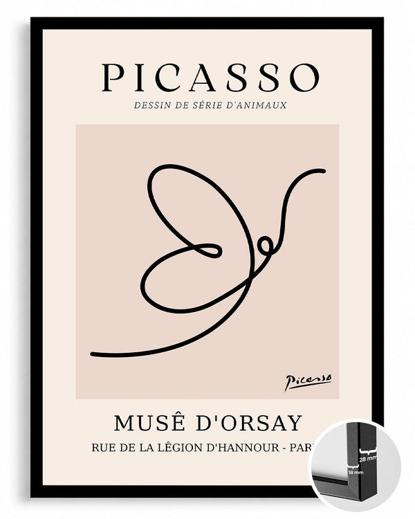 Hayvanlar İçin Tasarım - Pablo Picasso Poster Tablosu
