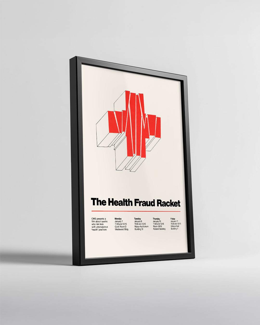 Health Racket Poster Tablosu