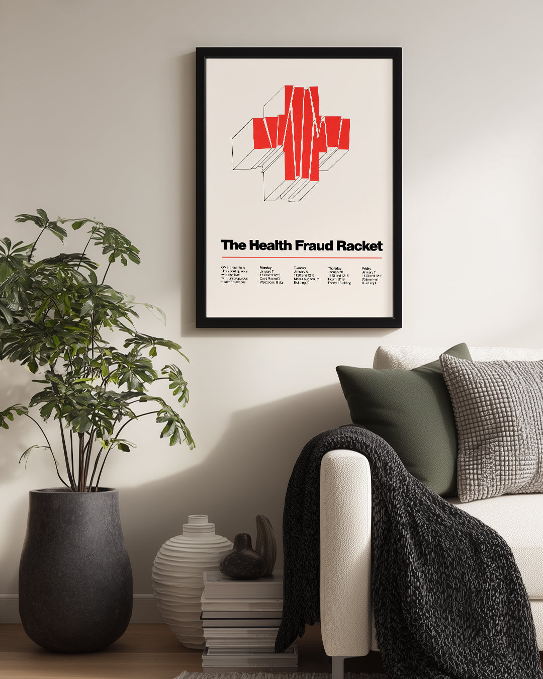 Health Racket Poster Tablosu