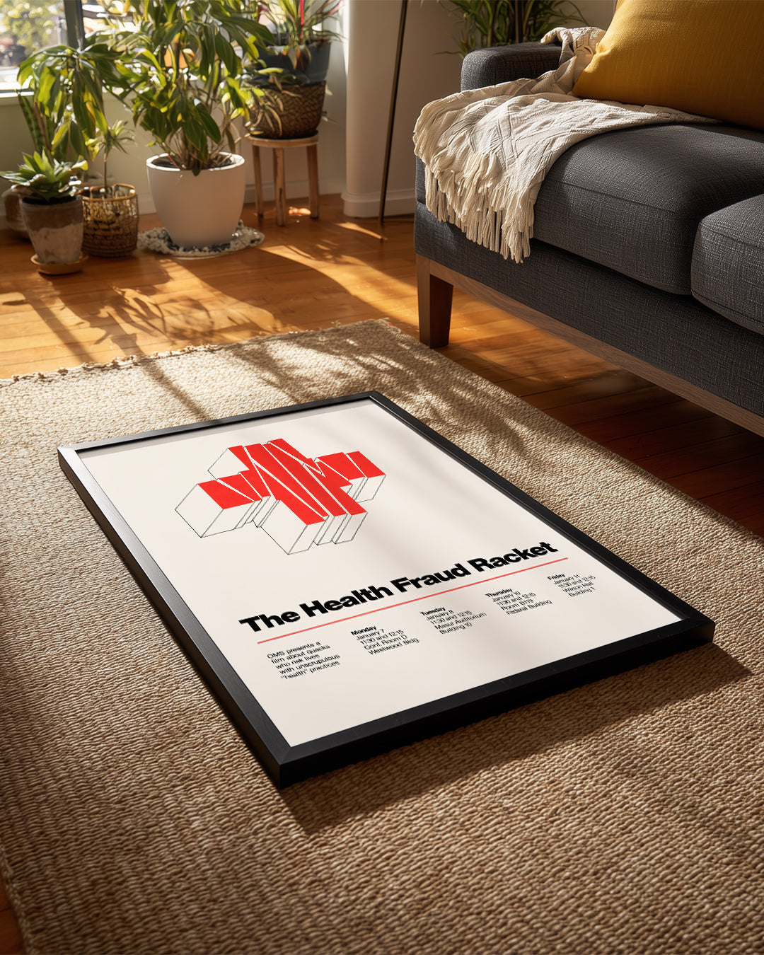 Health Racket Poster Tablosu