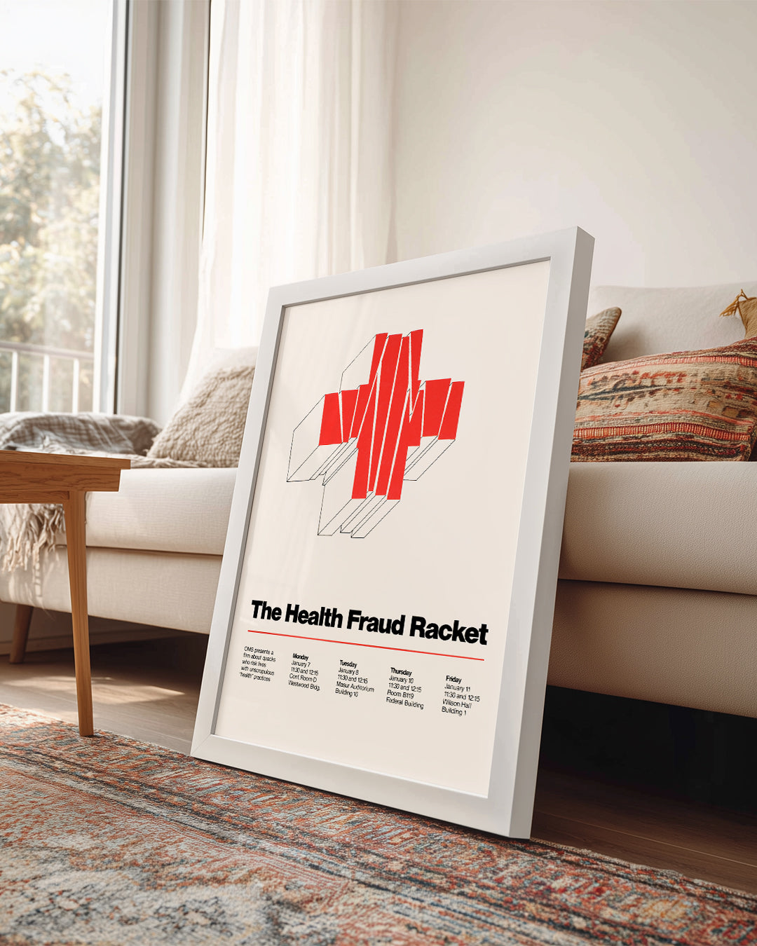 Health Racket Poster Tablosu
