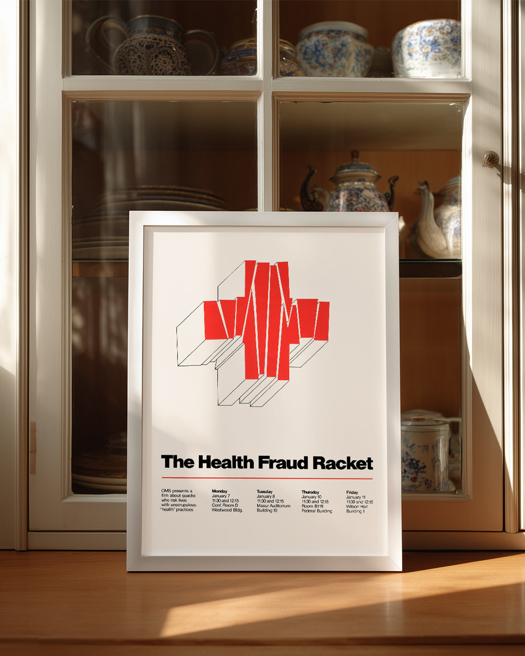 Health Racket Poster Tablosu