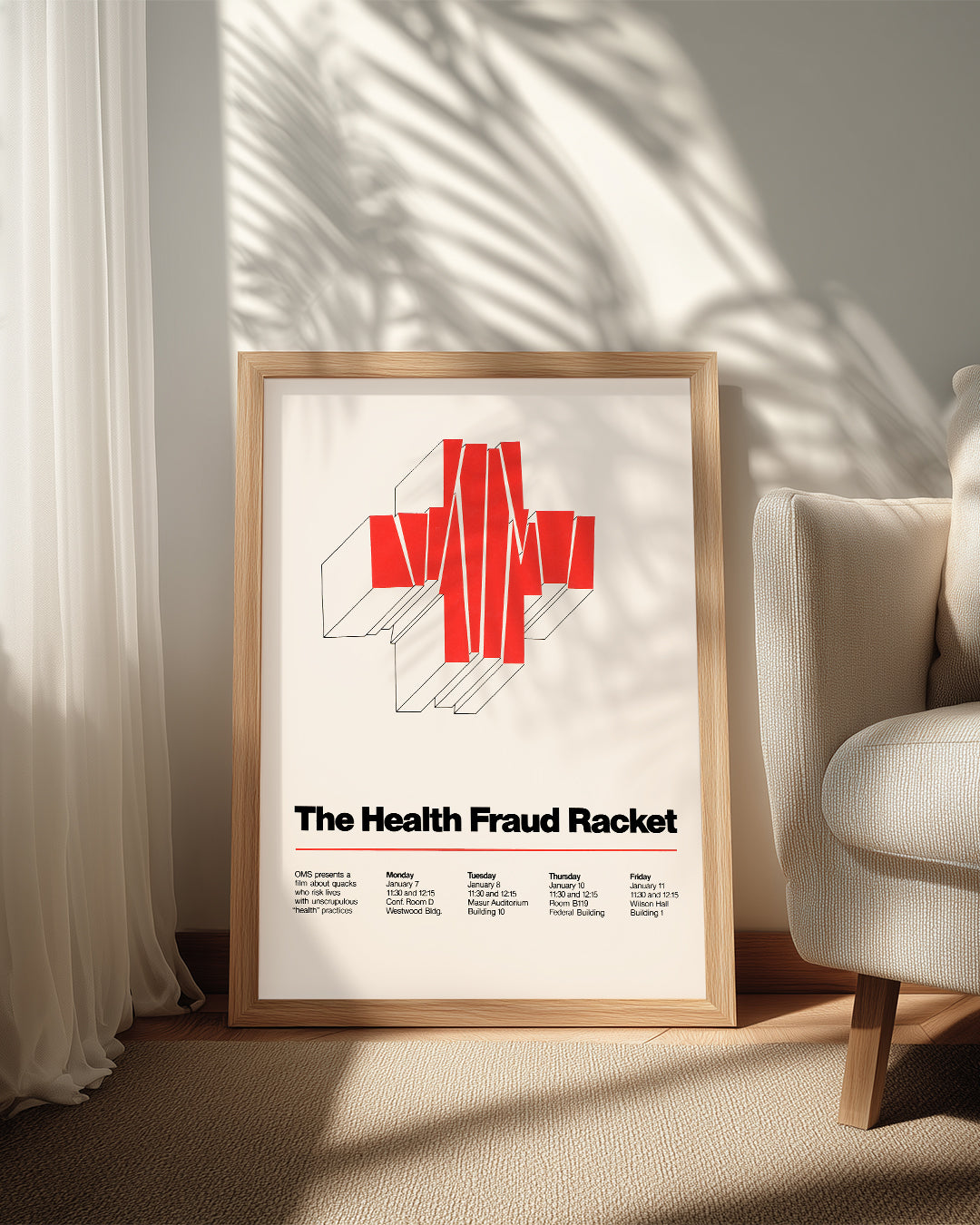Health Racket Poster Tablosu
