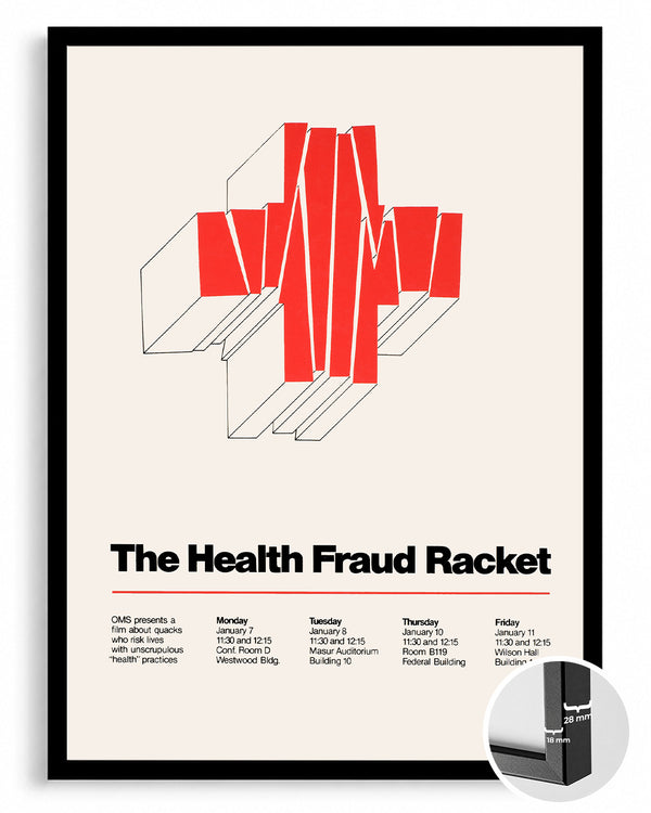 Health Racket Poster Tablosu