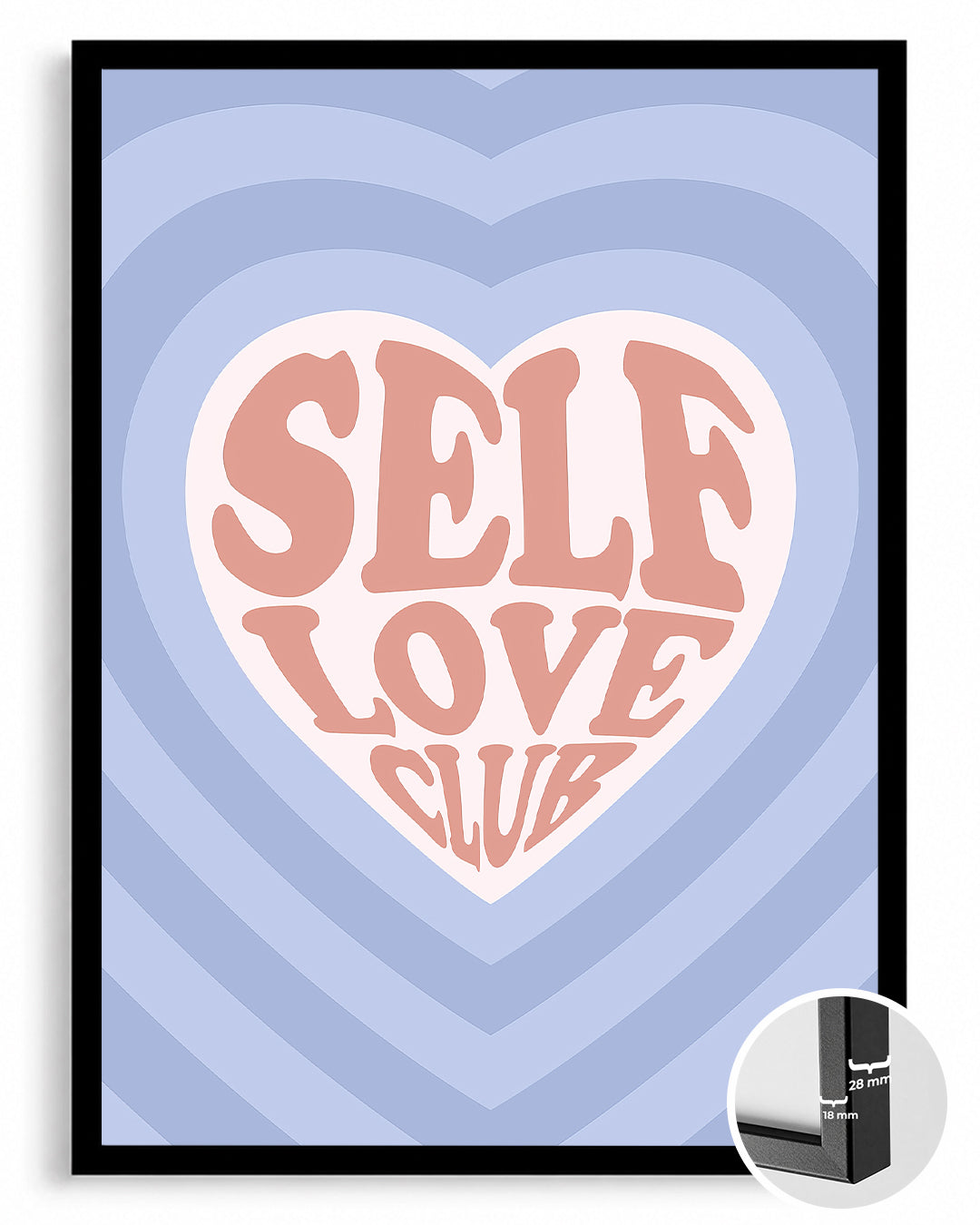 Heart Club Poster Tablosu