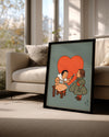 Heart Kids Poster Tablosu