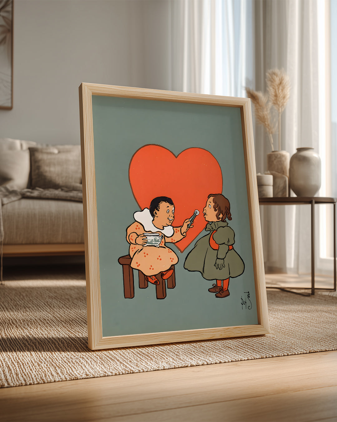 Heart Kids Poster Tablosu