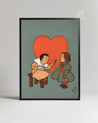 Heart Kids Poster Tablosu