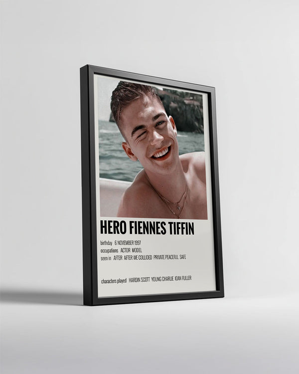 Hero Fiennes Tiffin Poster Tablosu