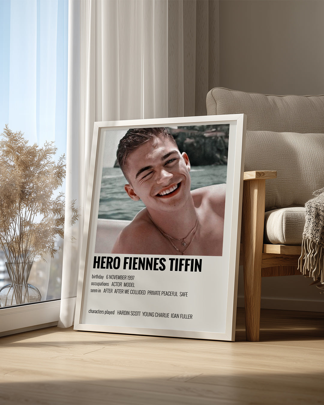 Hero Fiennes Tiffin Poster Tablosu