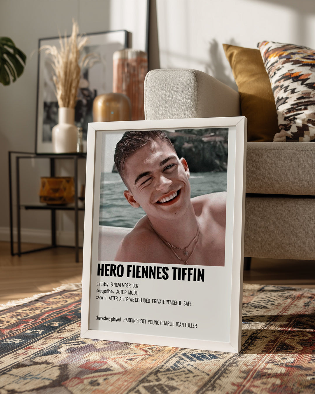Hero Fiennes Tiffin Poster Tablosu