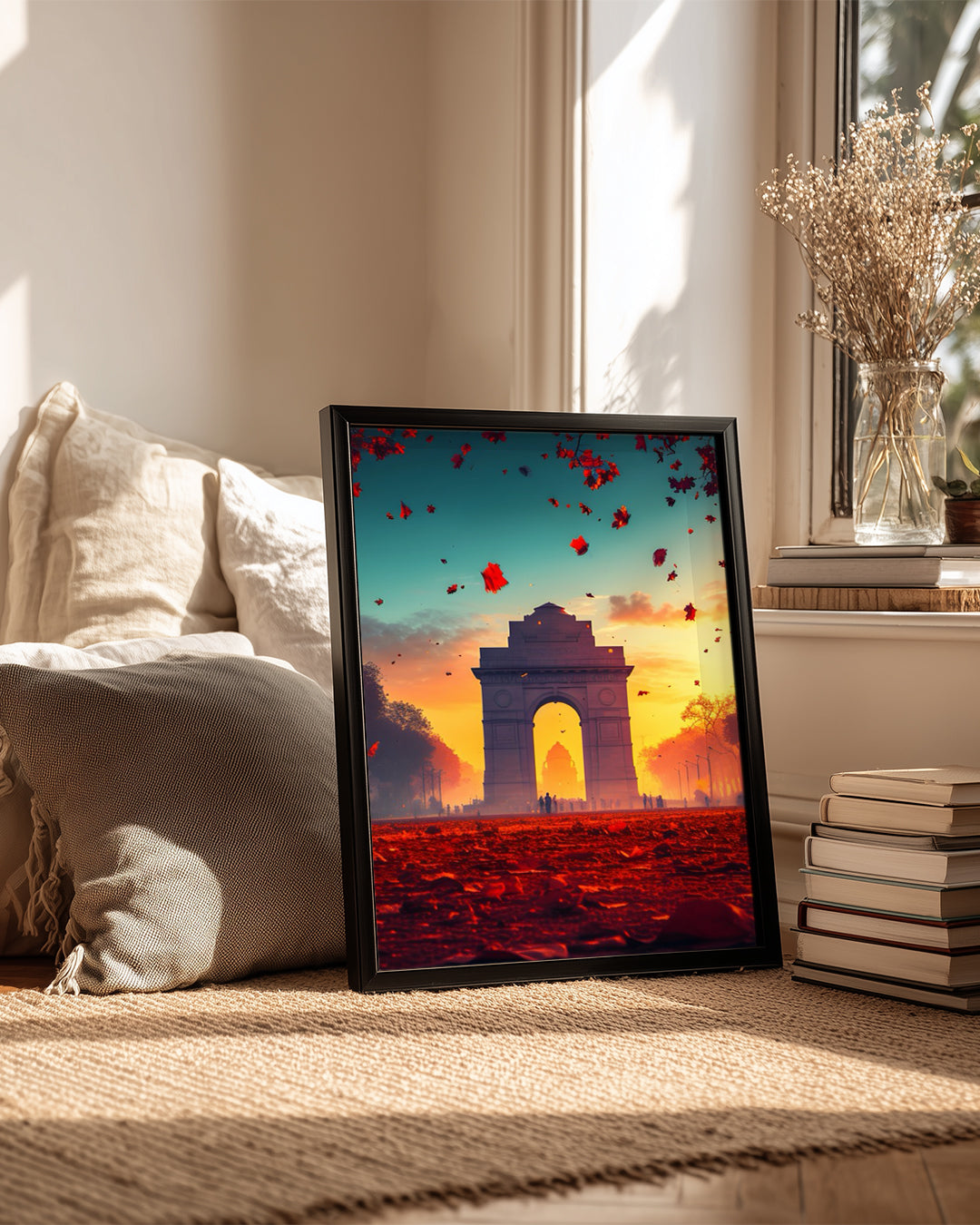Hindistan Kapısı Manzarası - Sonbahar Renkleri ile Süslenmiş Güzellik Poster Tablosu