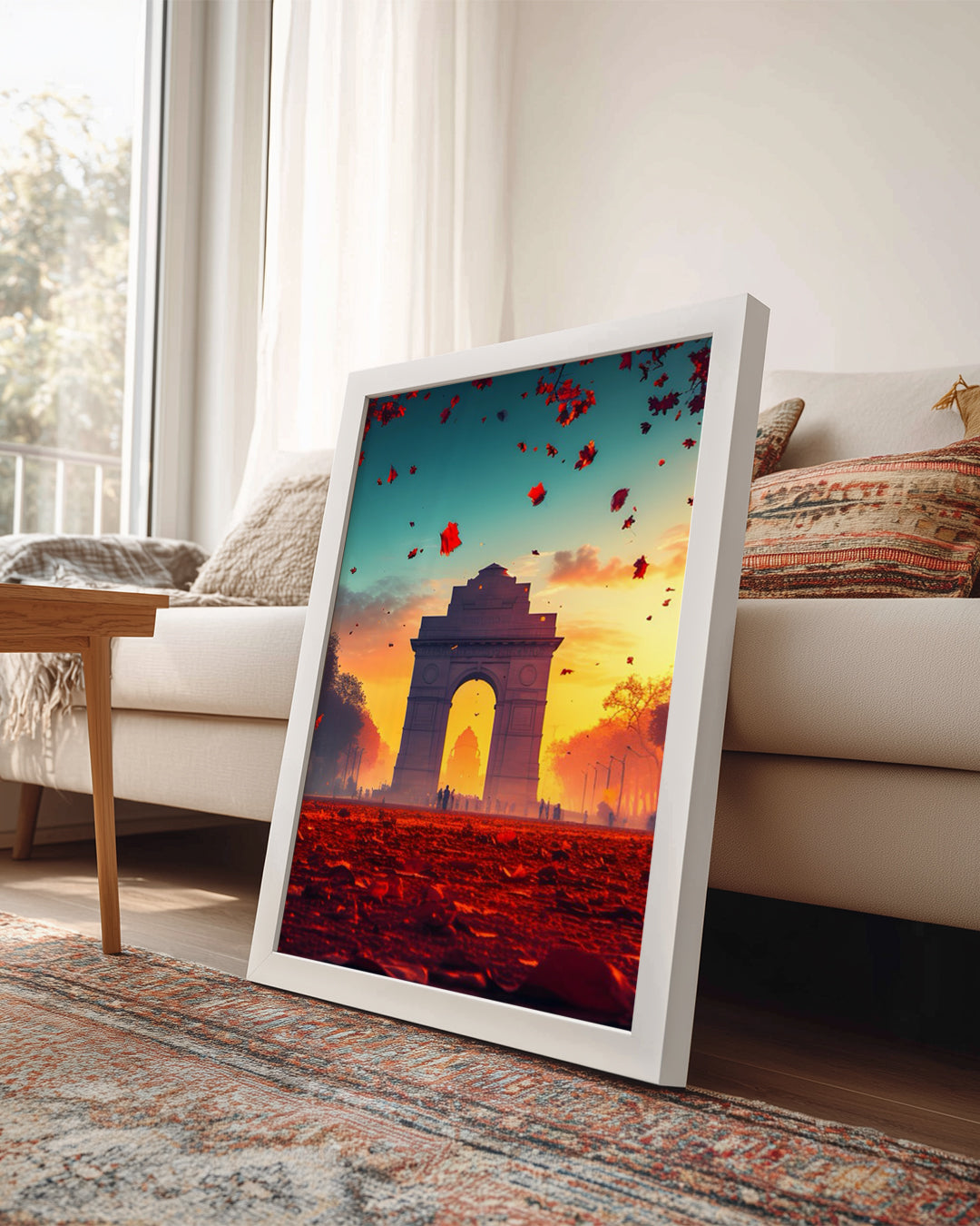 Hindistan Kapısı Manzarası - Sonbahar Renkleri ile Süslenmiş Güzellik Poster Tablosu