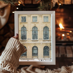 Ho Ho Ho Typography Poster Tablosu