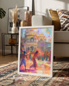 Holi Festivali Kutlaması - Renkli Kalabalık ve Hareketli Atmosfer Poster Tablosu