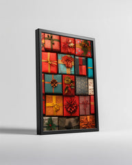 Holiday Dog Art Poster Tablosu