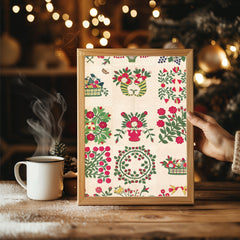 Holiday Magic Words Poster Tablosu