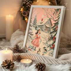 Holly Leaf Ornament Poster Tablosu