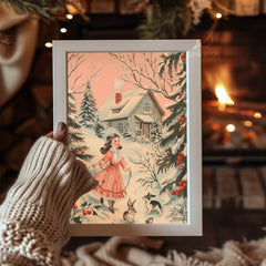 Holly Leaf Ornament Poster Tablosu