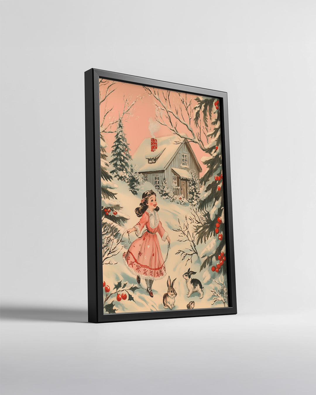 Holly Leaf Ornament Poster Tablosu