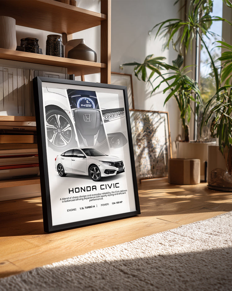 Honda Civic Poster Tablosu
