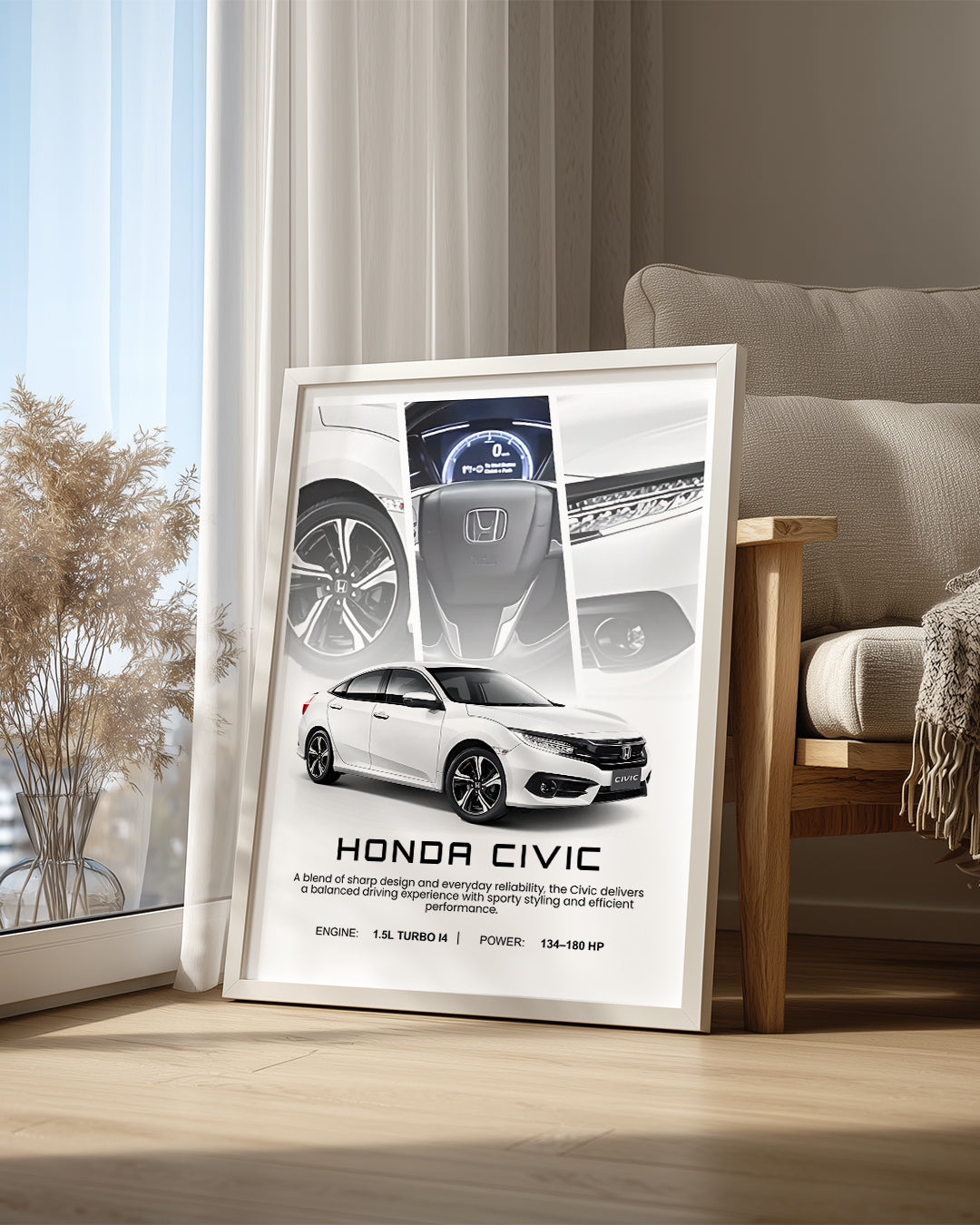 Honda Civic Poster Tablosu