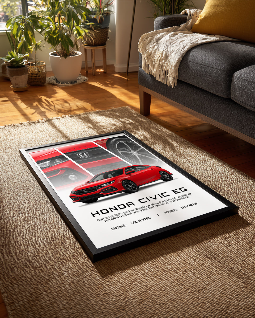 Honda Civic EG Poster Tablosu
