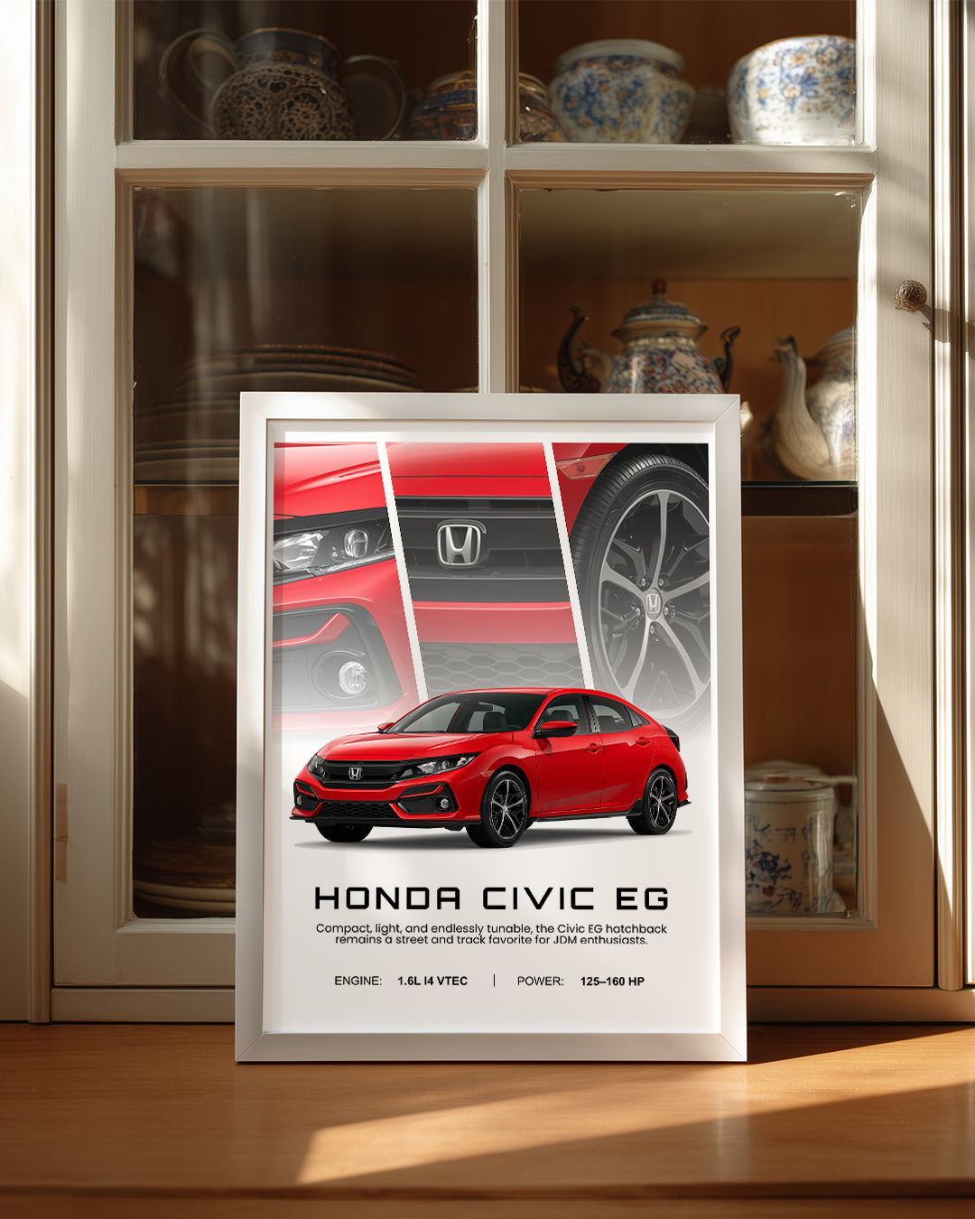 Honda Civic EG Poster Tablosu