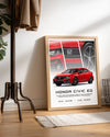 Honda Civic EG Poster Tablosu
