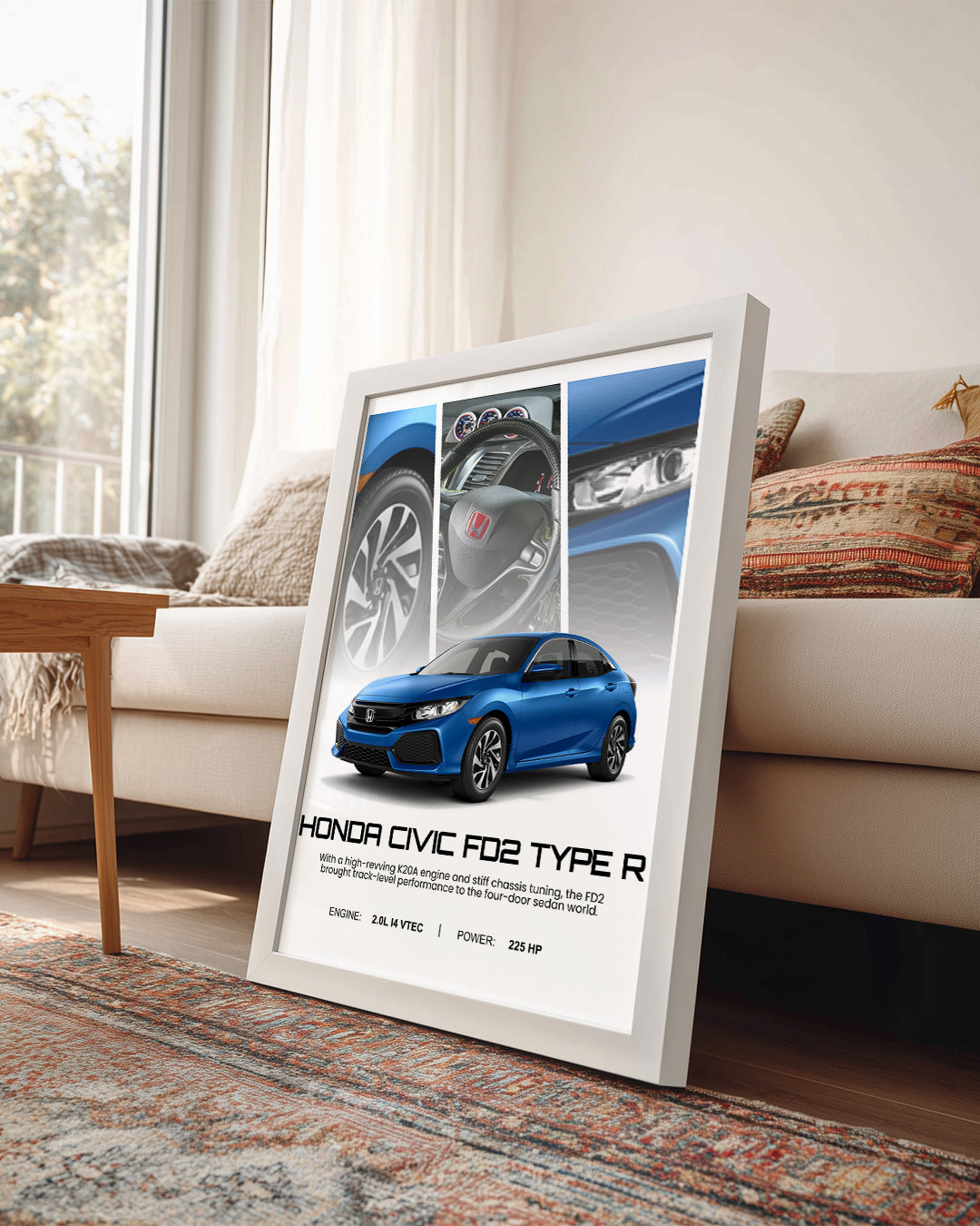 Honda Civic FD2 Type R Poster Tablosu