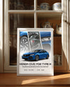 Honda Civic FD2 Type R Poster Tablosu