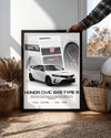 Honda Civic Type R Poster Tablosu