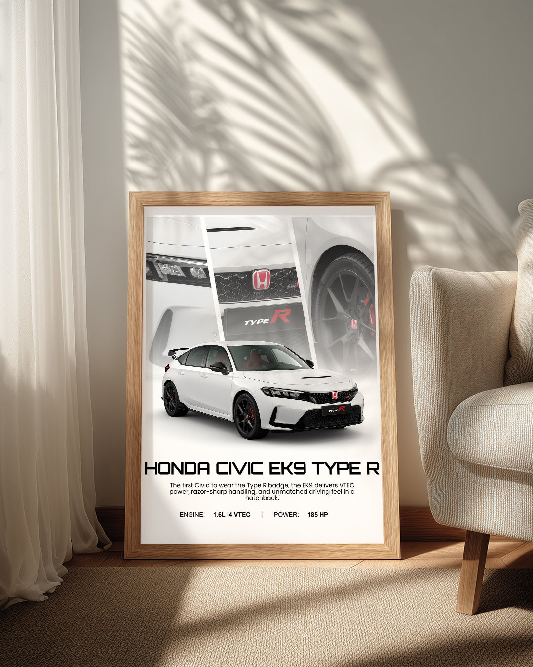 Honda Civic Type R Poster Tablosu