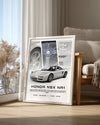 Honda NSX NA1 Poster Tablosu