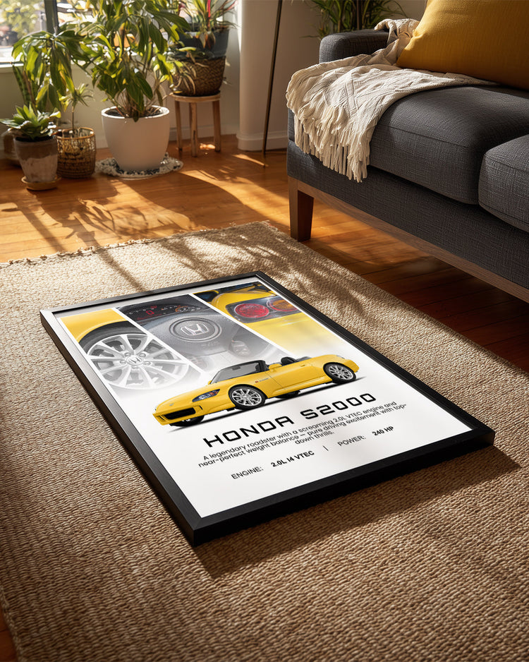 Honda S2000 Poster Tablosu