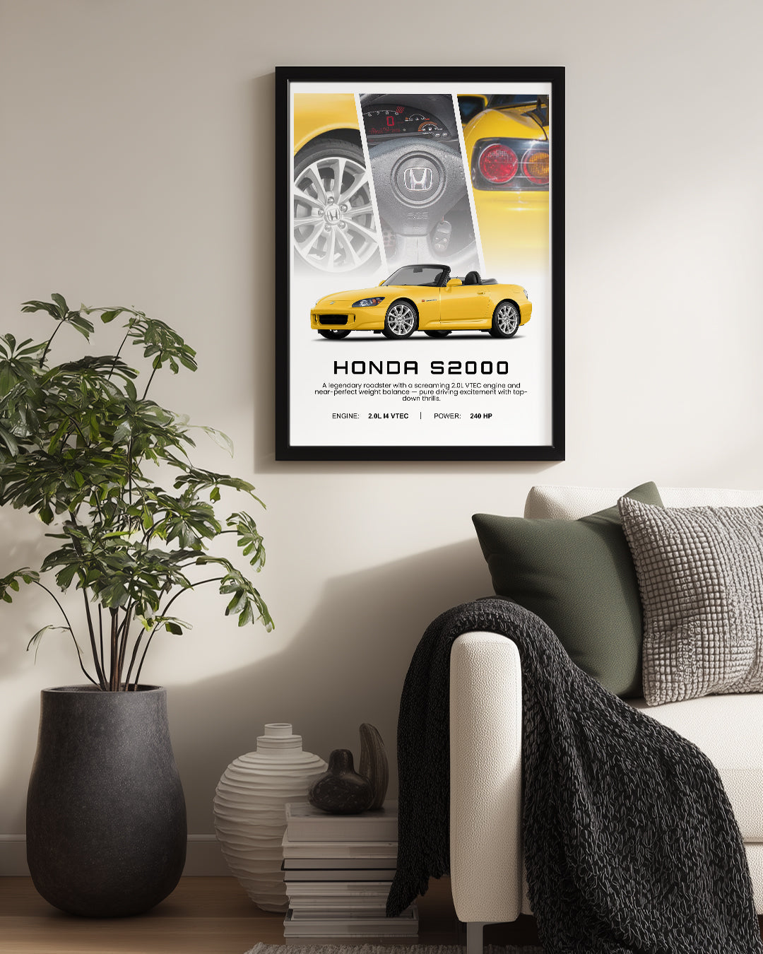 Honda S2000 Poster Tablosu