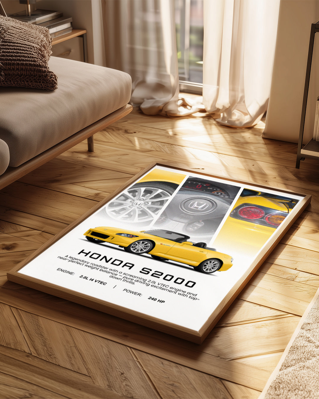 Honda S2000 Poster Tablosu