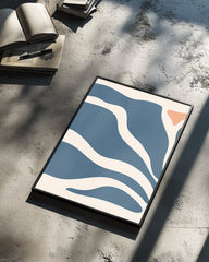 Horizontal Swirl Poster Tablosu